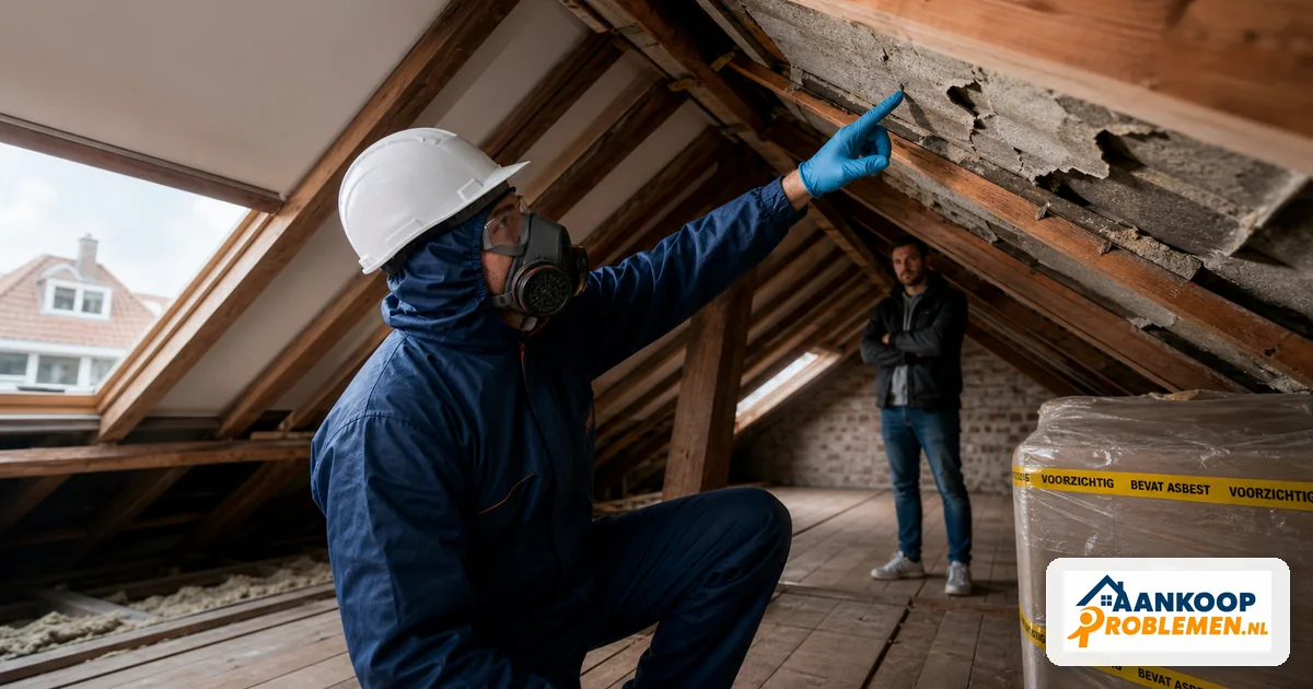 Asbest ontdekt na aankoop van uw woning: wat kunt u doen?